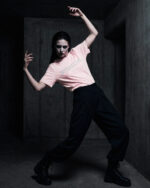 T-Shirt "The Silence I'll Break" - Pink Peony Graphic Tee - Image 2